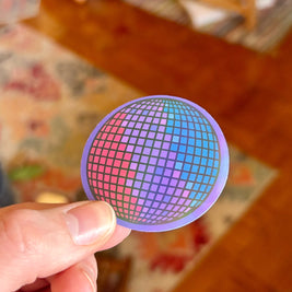 Disco Ball Pride Stickers