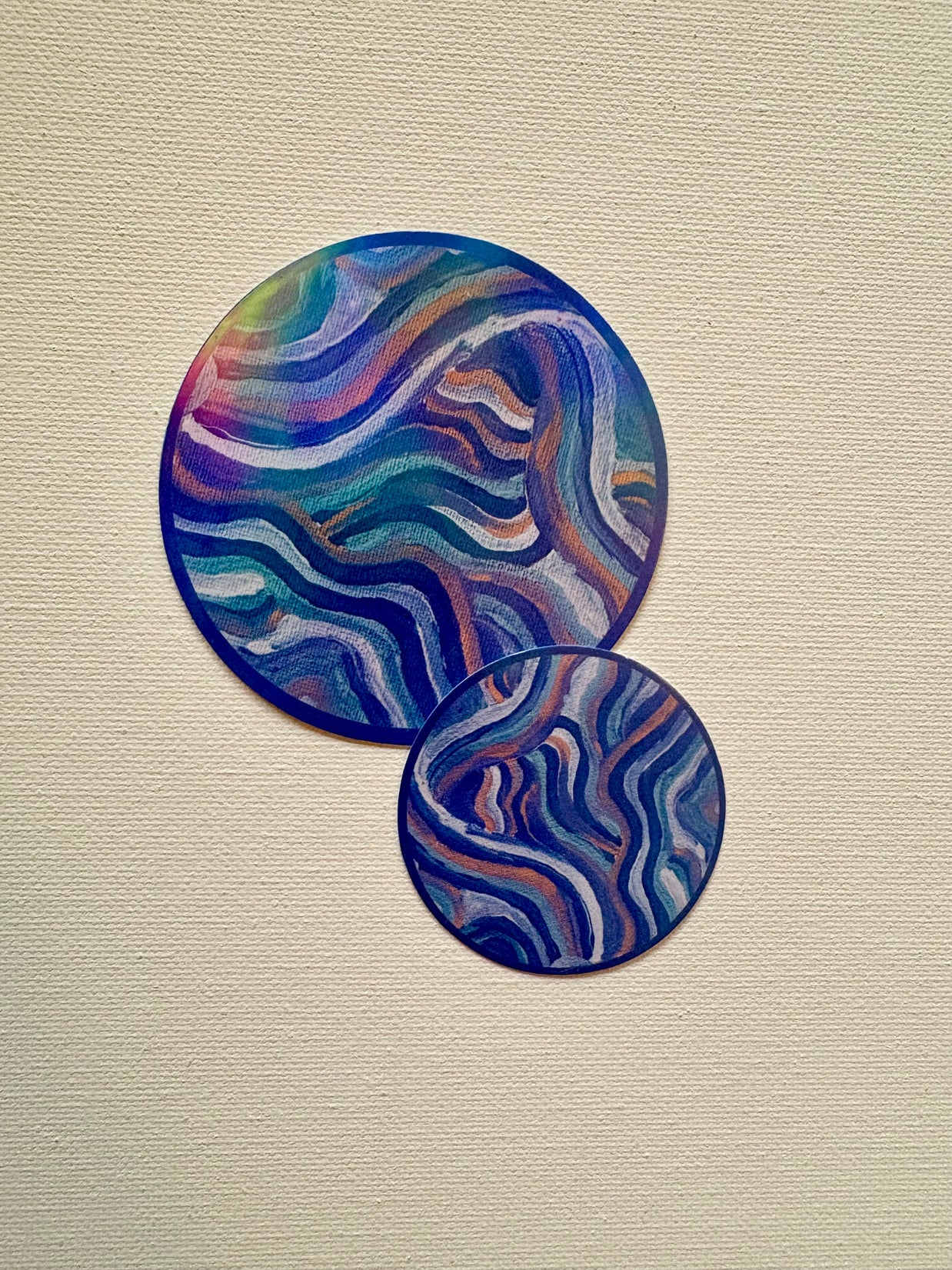 Funky Circle Sticker