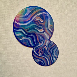 Funky Circle Sticker