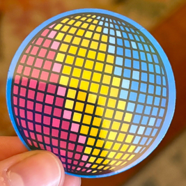 Disco Ball Pride Stickers