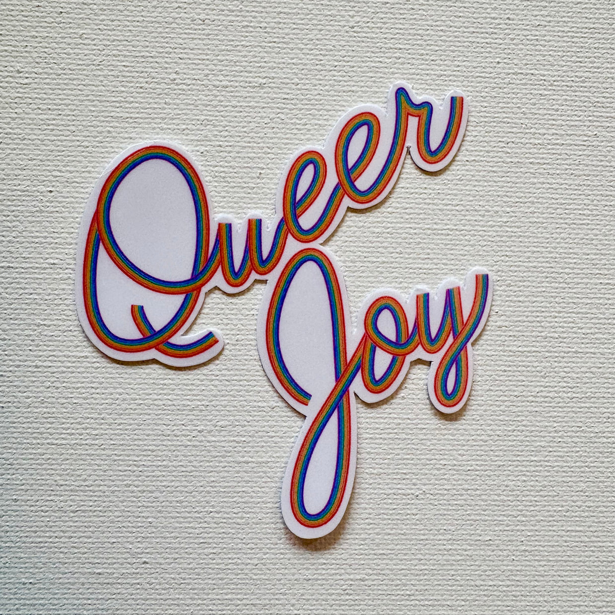 Queer Joy Rainbow Sticker