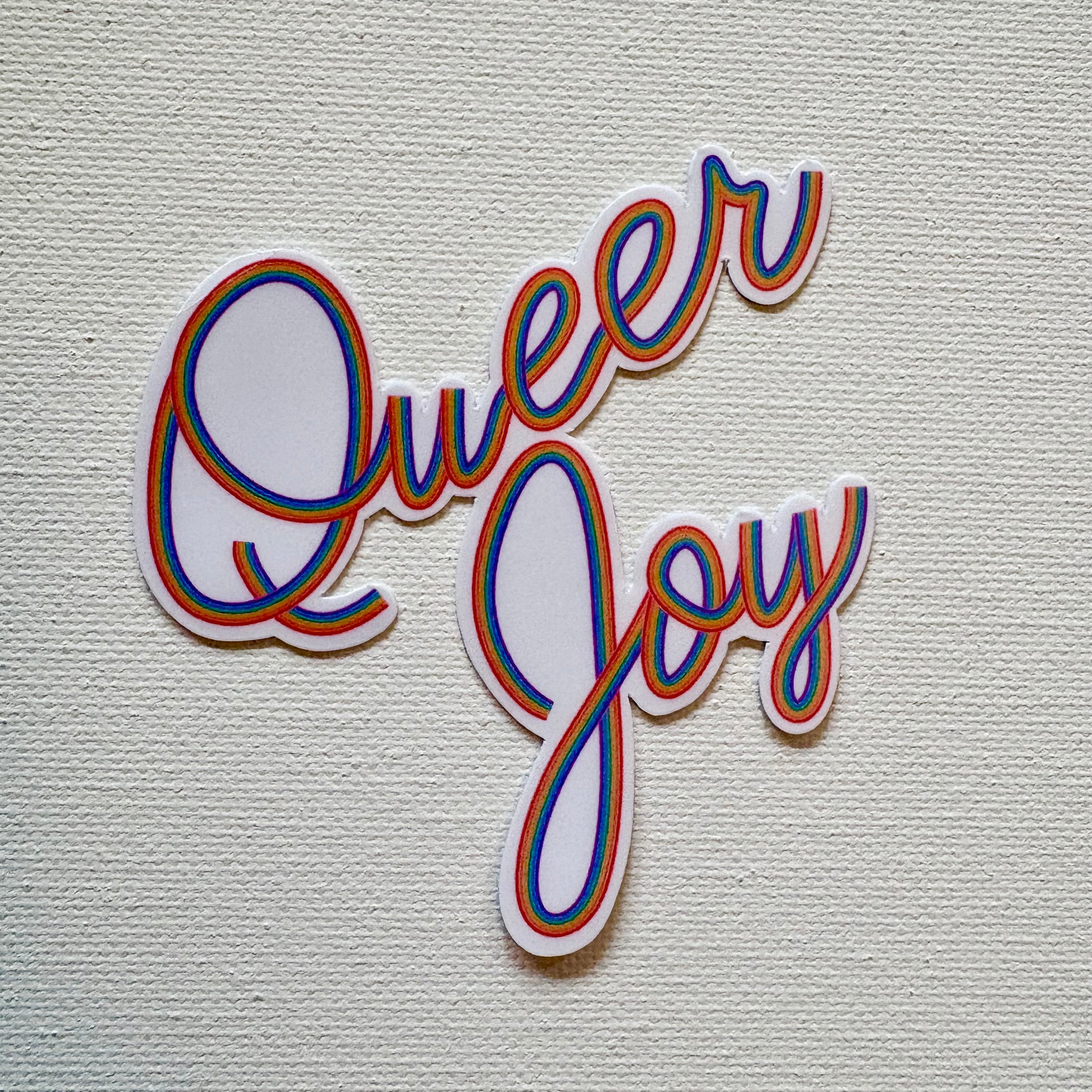Queer Joy Rainbow Sticker