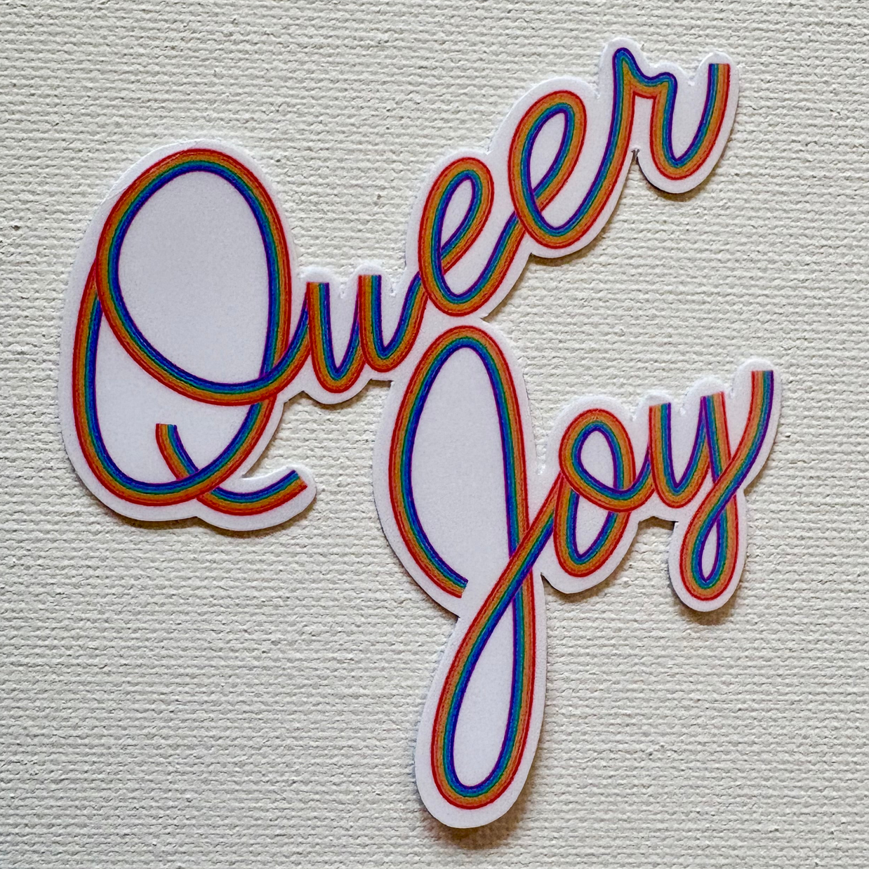 Queer Joy Rainbow Sticker