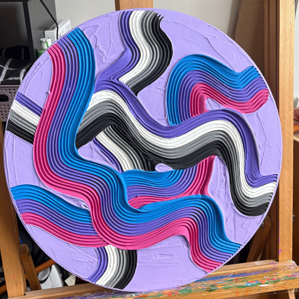 Custom Combination Pride Flag Textured Painting