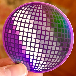 Disco Ball Pride Stickers