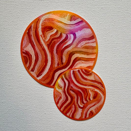 Funky Circle Sticker