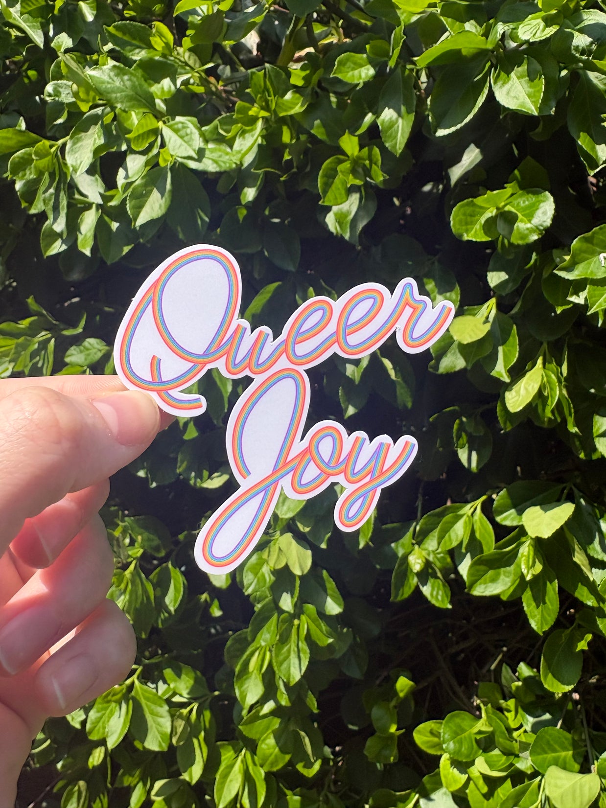 Queer Joy Rainbow Sticker