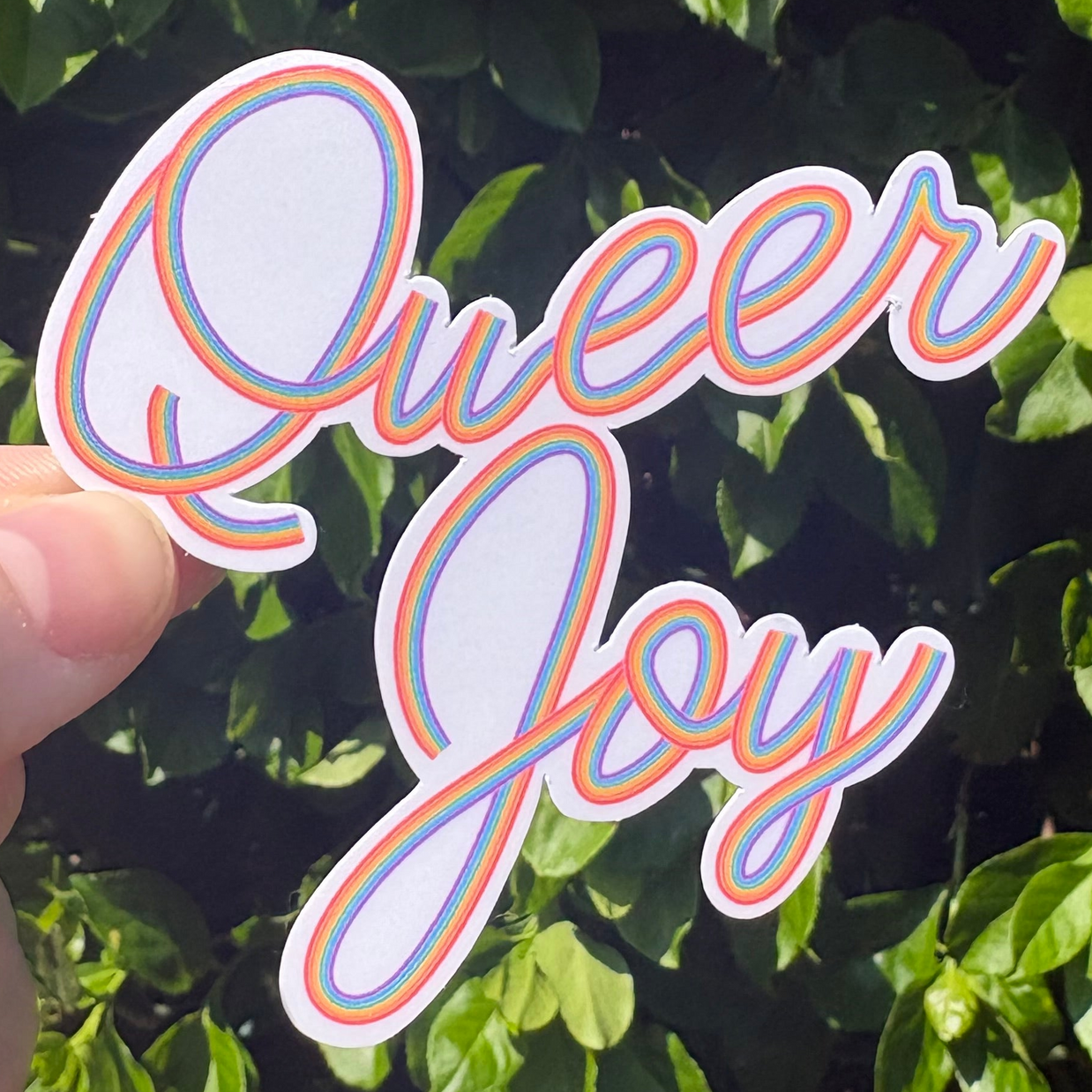 Queer Joy Rainbow Sticker