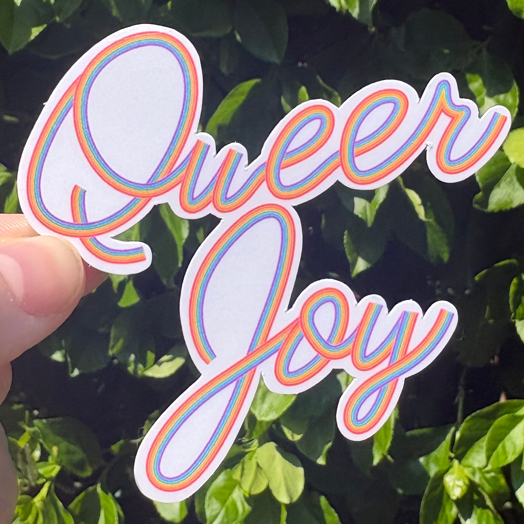 Queer Joy Rainbow Sticker