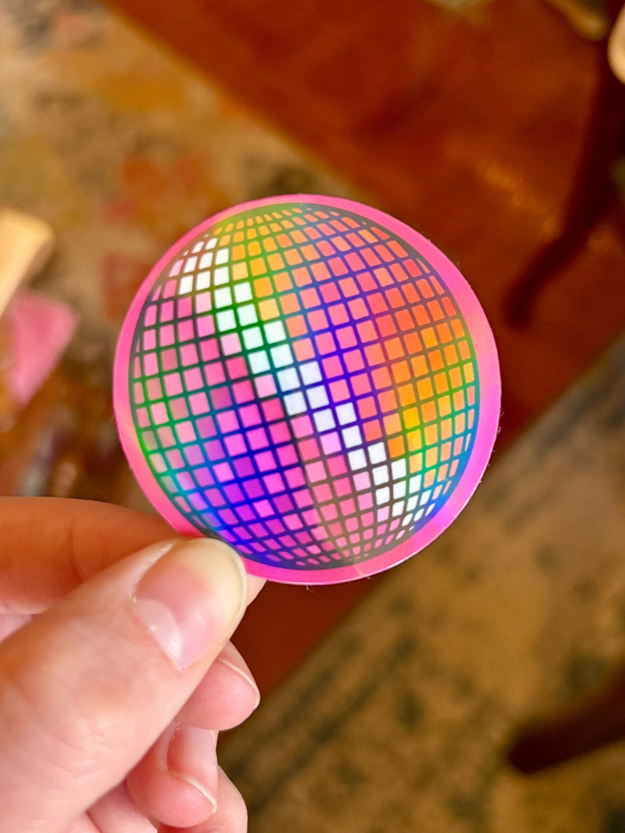 Disco Ball Pride Stickers