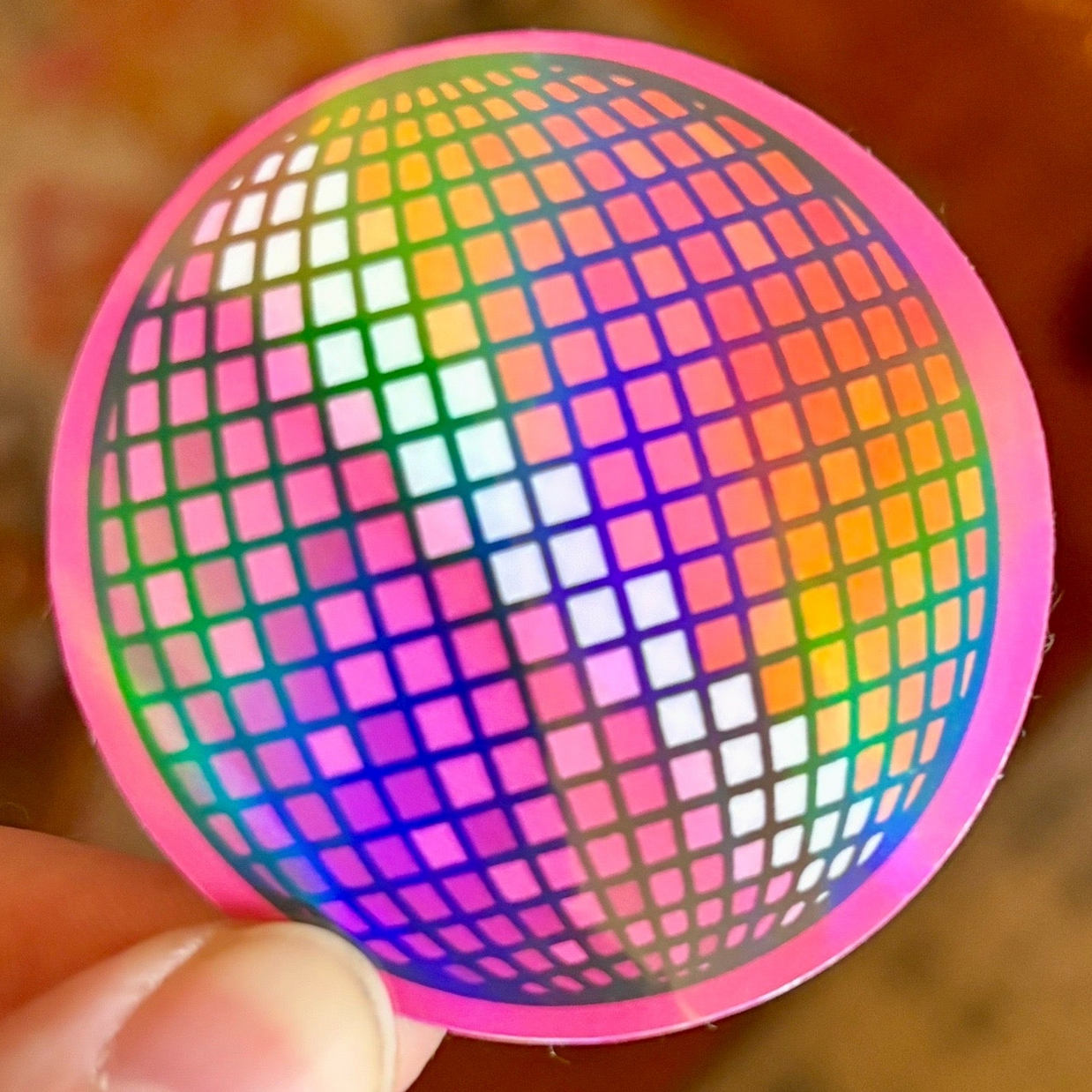 Disco Ball Pride Stickers