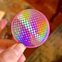 Disco Ball Pride Stickers