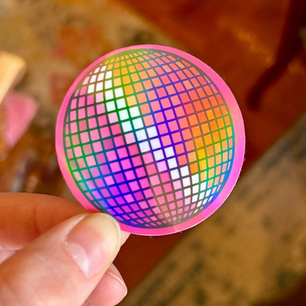 Disco Ball Pride Stickers