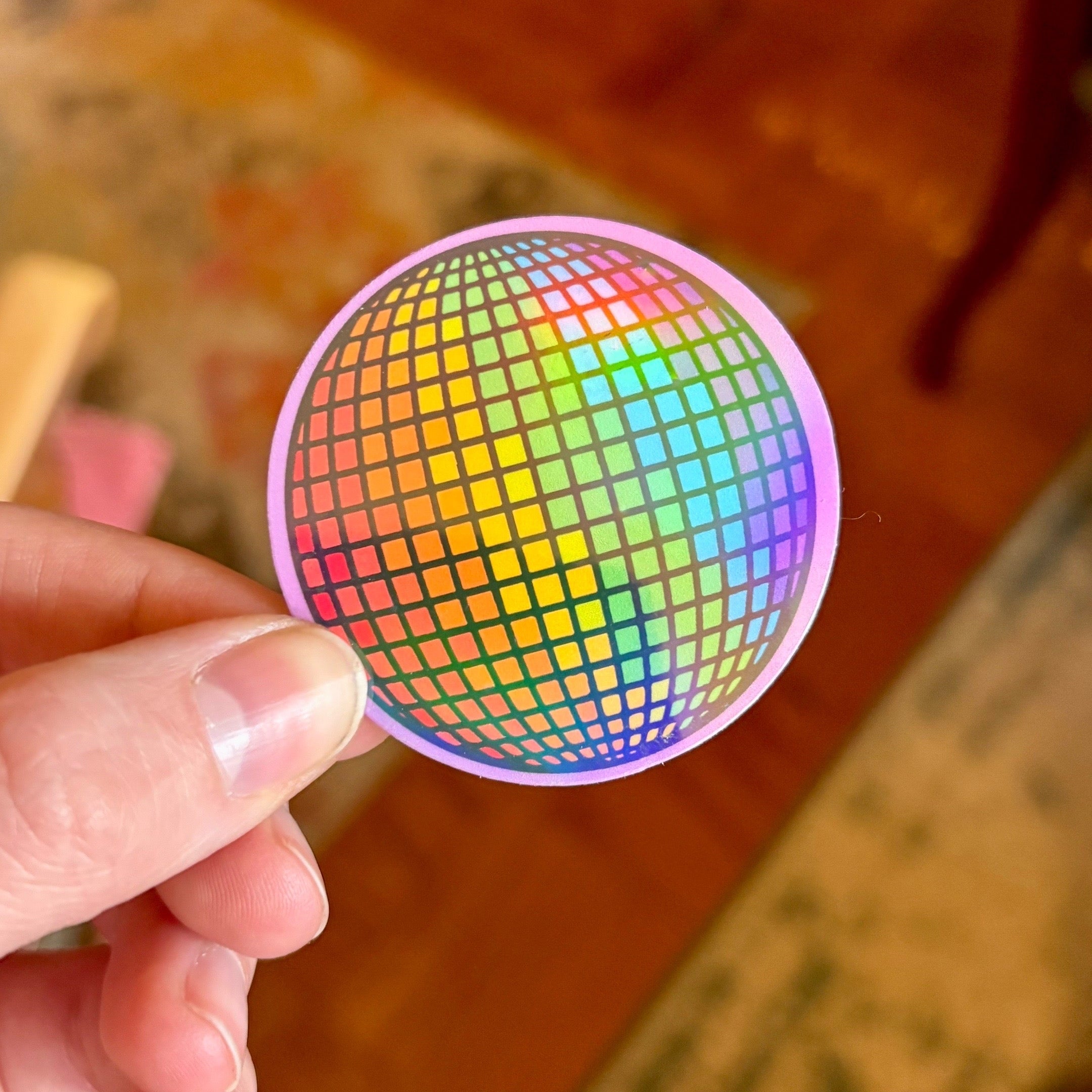 Disco Ball Pride Stickers