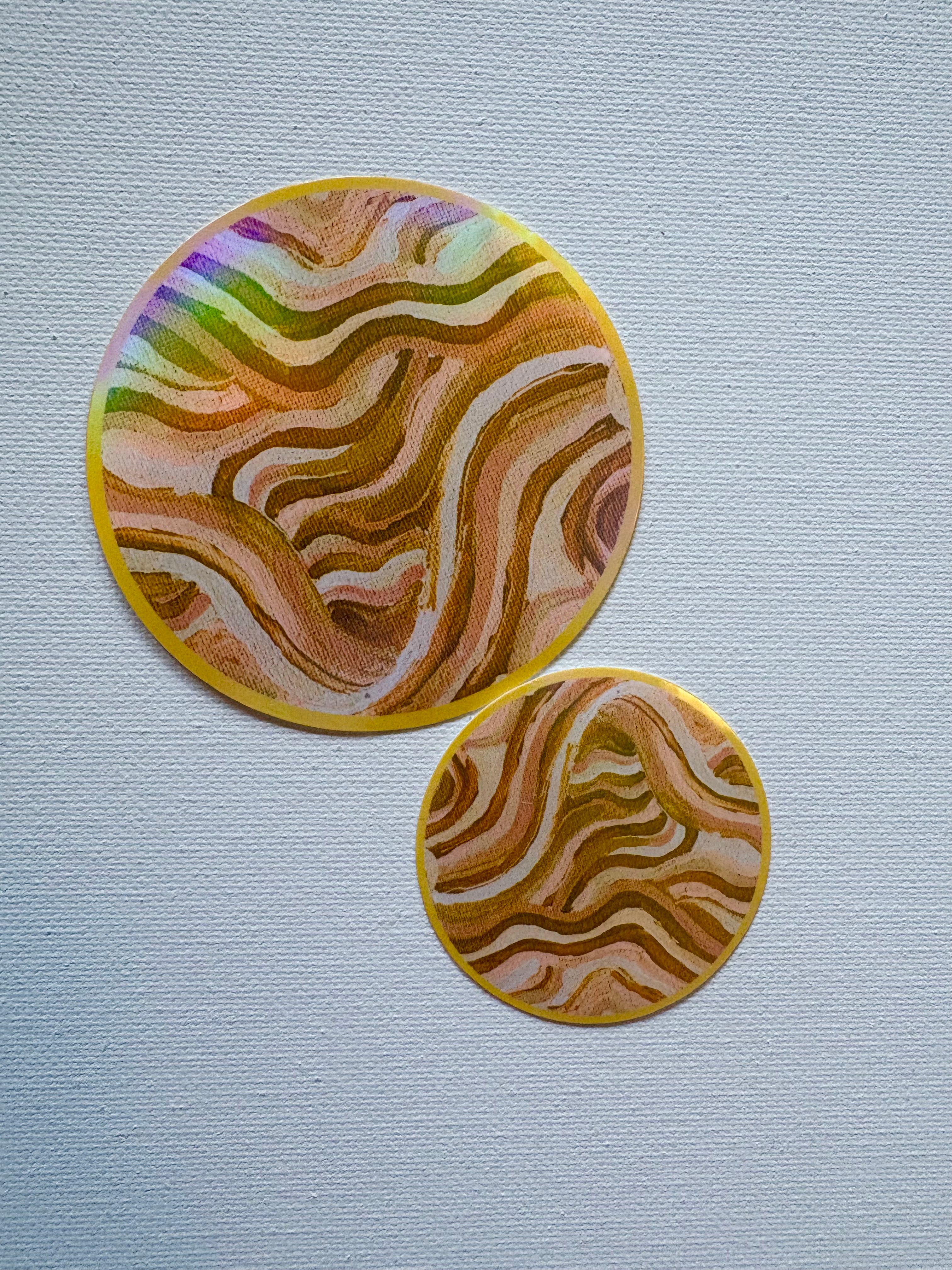 Funky Circle Sticker