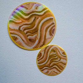 Funky Circle Sticker