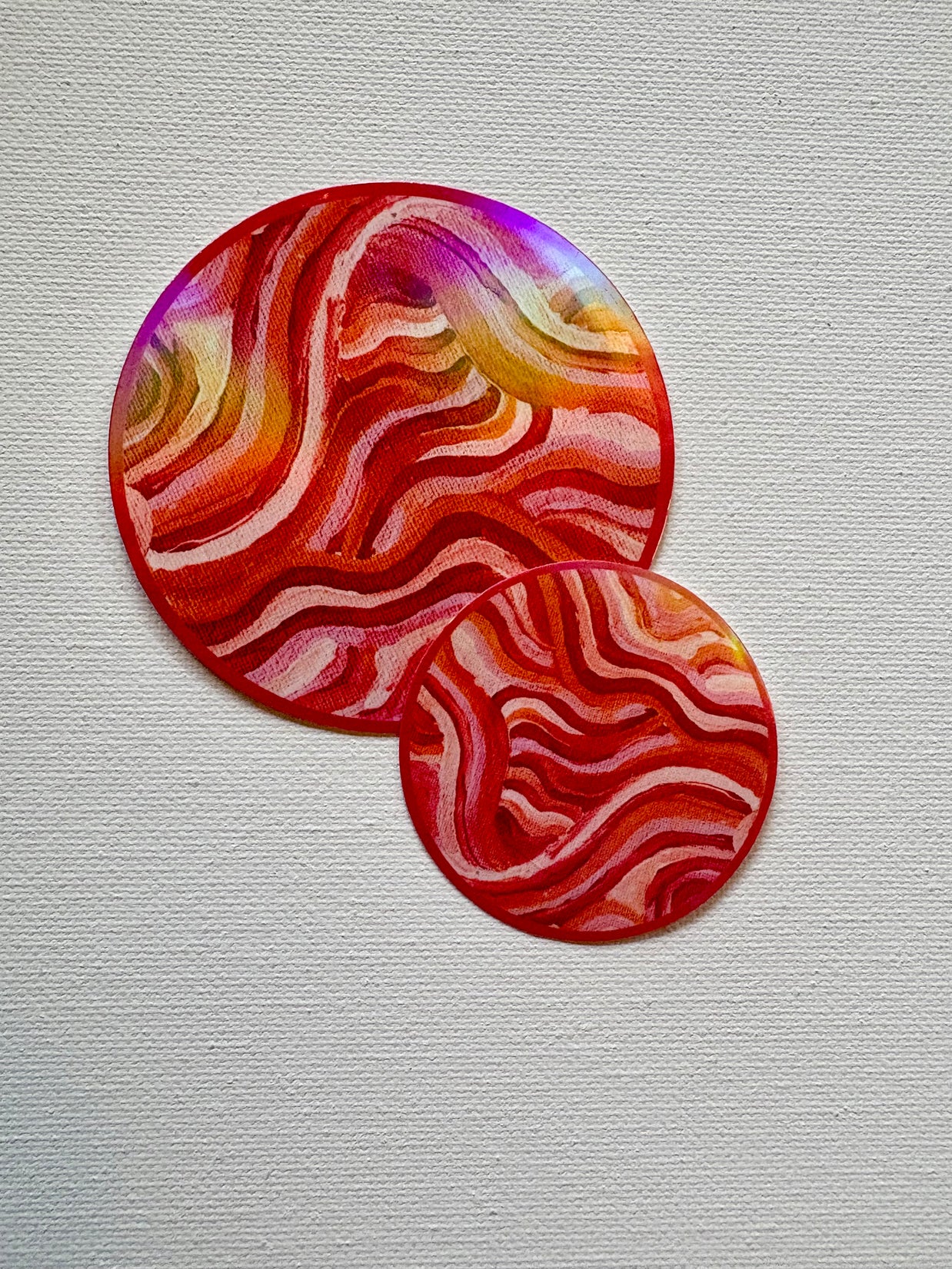 Funky Circle Sticker