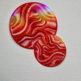 Funky Circle Sticker