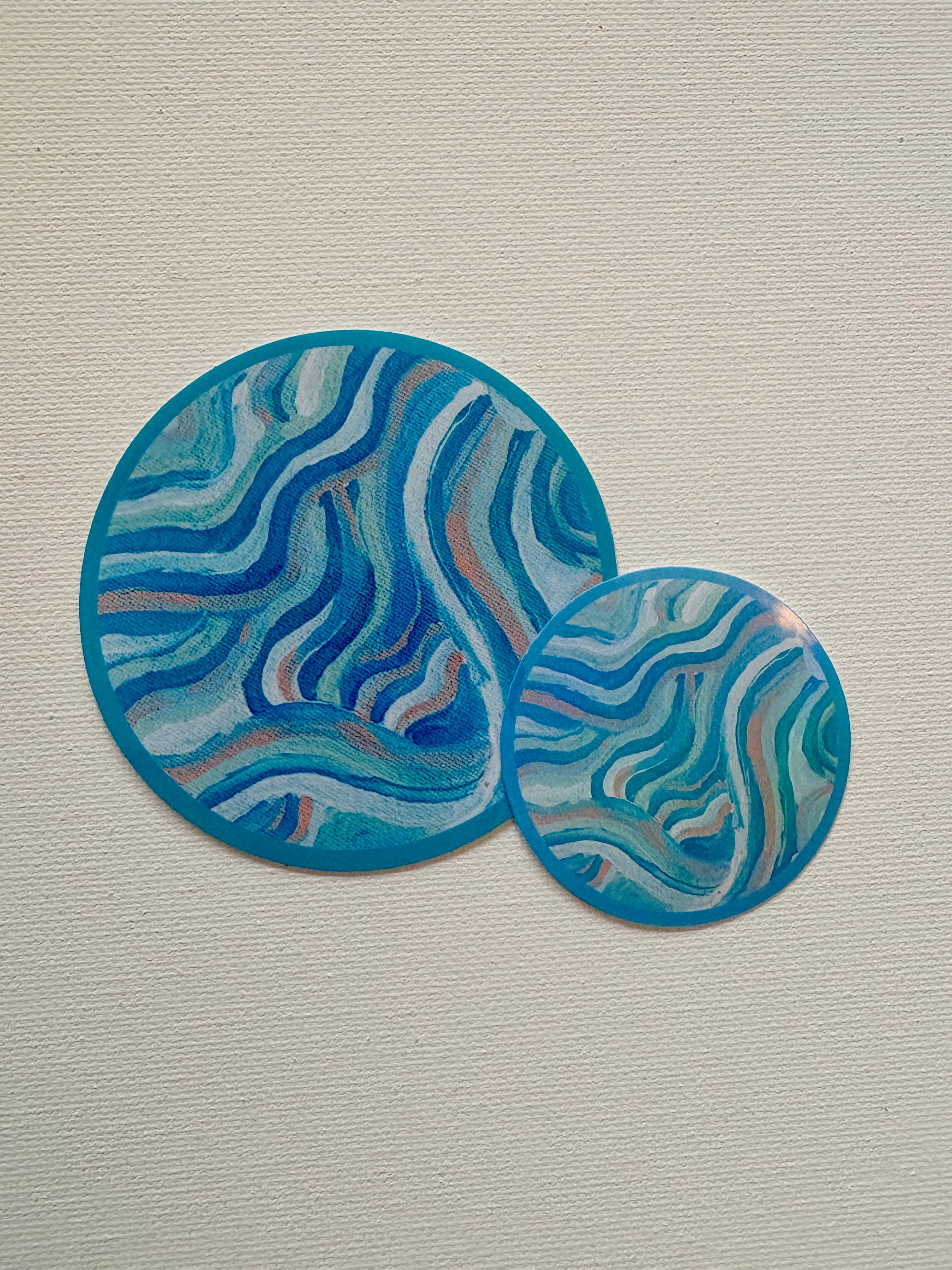 Funky Circle Sticker