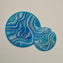 Funky Circle Sticker