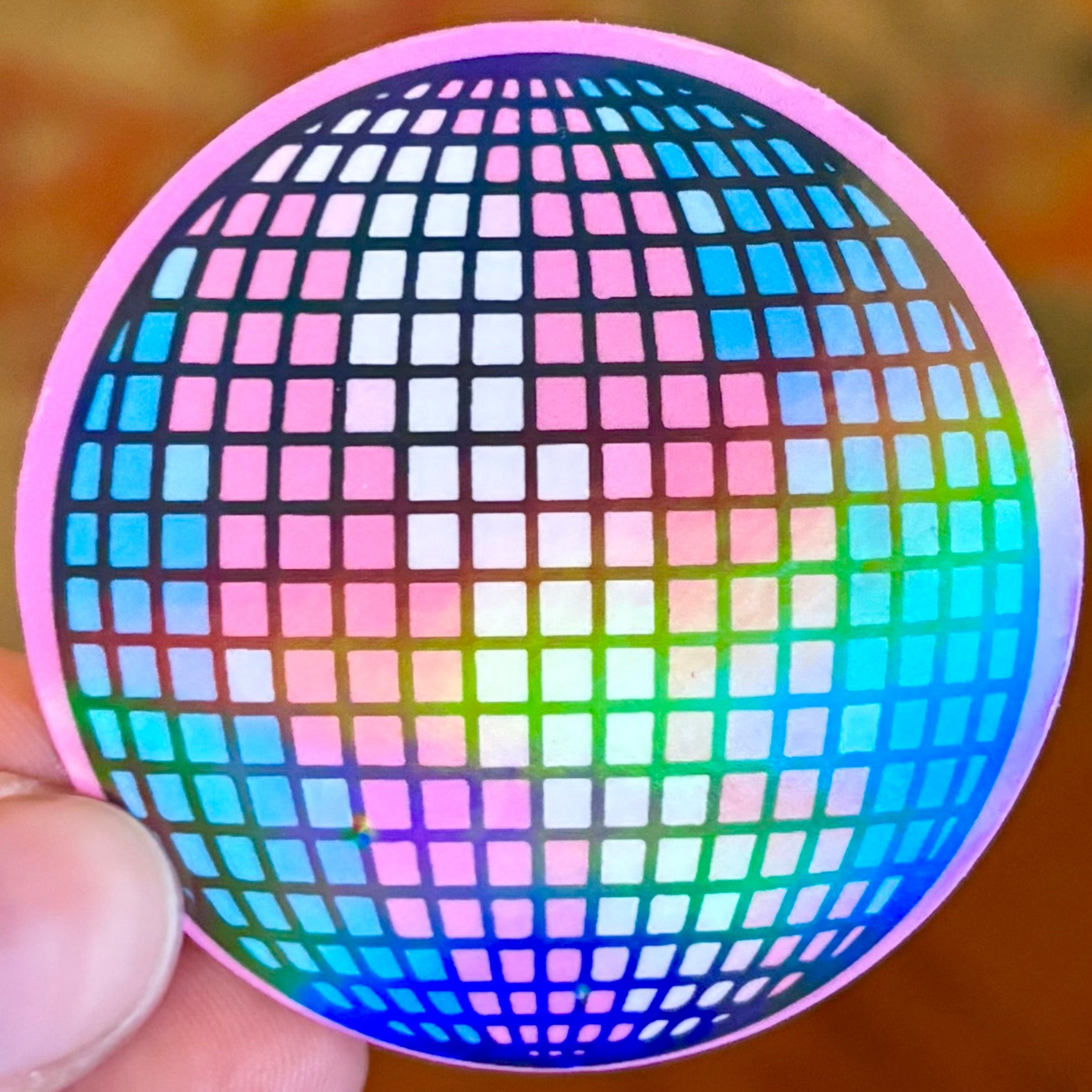 Disco Ball Pride Stickers