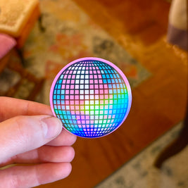 Disco Ball Pride Stickers