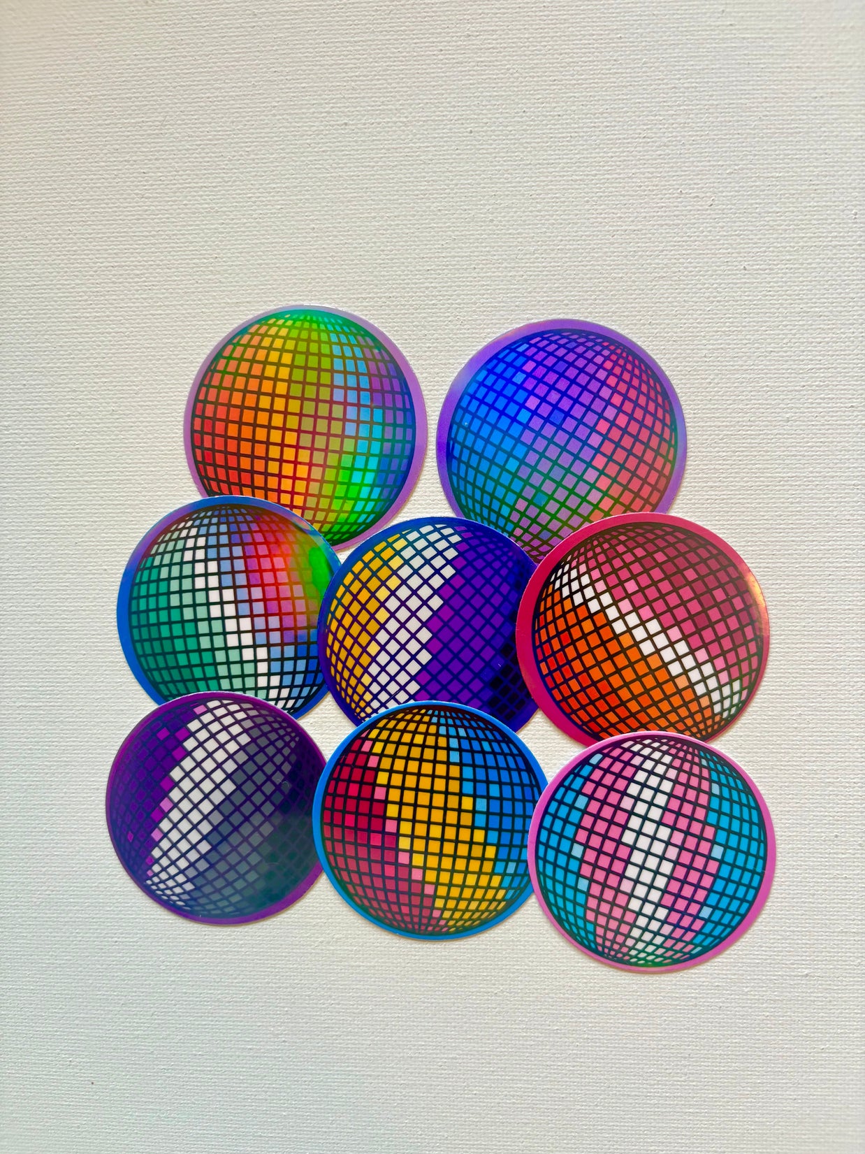 Disco Ball Pride Stickers
