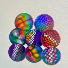 Disco Ball Pride Stickers