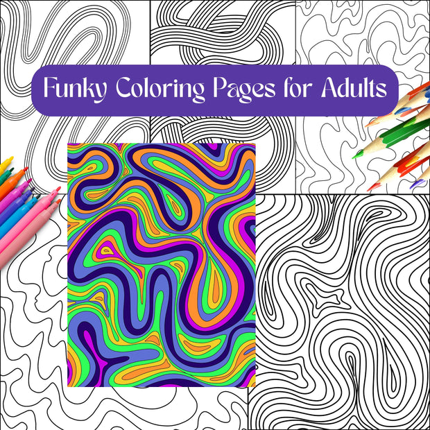 Groovy Coloring Book PDF Download