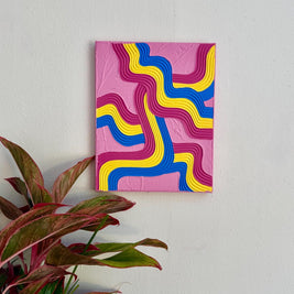 Custom Pride Flag Textured Painting