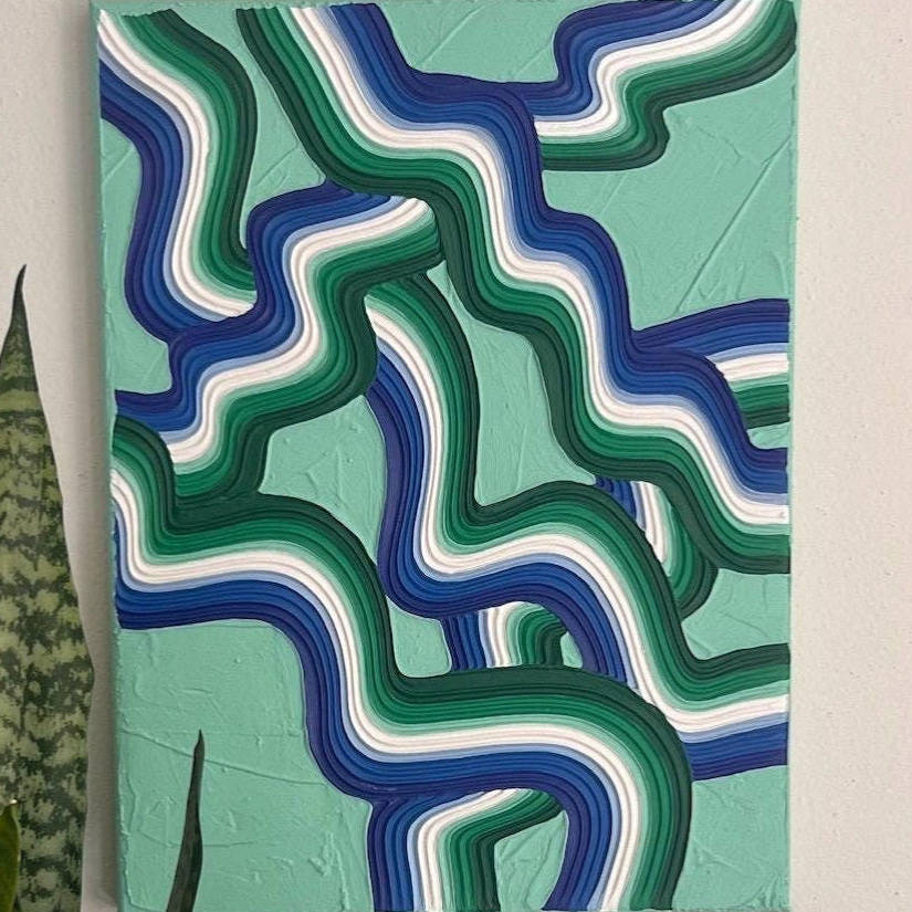 Gay MLM Pride Textured Painting