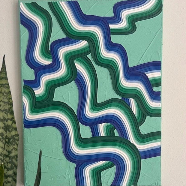 Gay MLM Pride Textured Painting