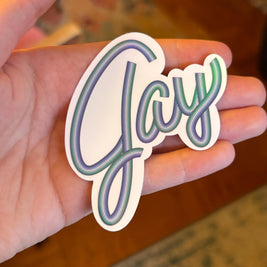 Gay Men’s Pride Sticker, MLM Waterproof Durable LGBTQIA+ Pride Laptop or Water Bottle Decal