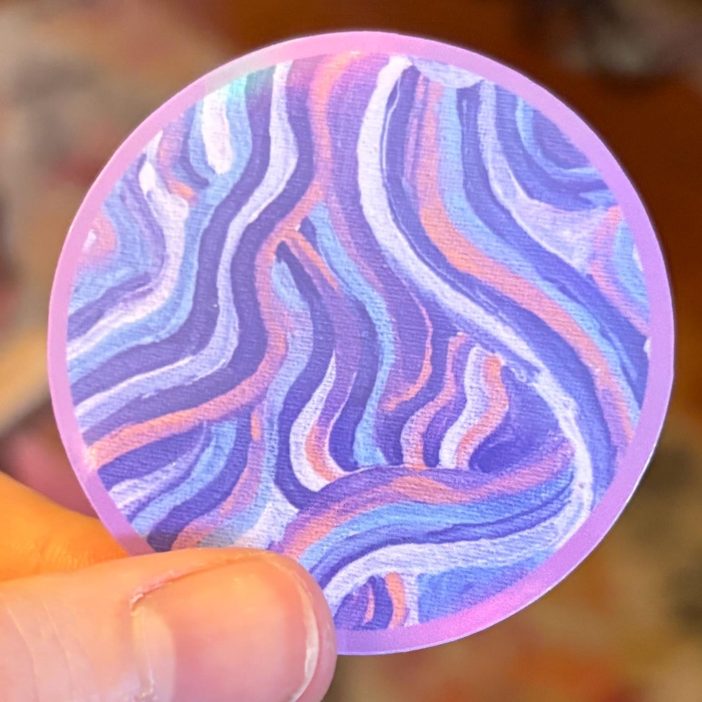 Funky Circle Sticker