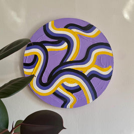 Non-Binary Pride Textured Painting