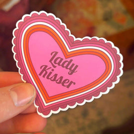 Lesbian Heart Sticker