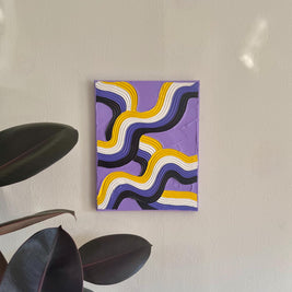 Non-Binary Pride Textured Painting