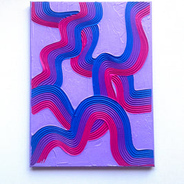 Custom Pride Flag Textured Painting